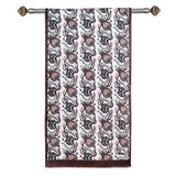 Sirali Lale Breathable Silk Scarf in Chocolate Brown Color - TryAladdin