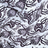 Sirali Lale Breathable Silk Scarf in Purple Taupe Color - TryAladdin