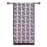 Sirali Lale Breathable Silk Scarf in Purple Taupe Color - TryAladdin