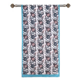 Sirali Lale Breathable Silk Scarf in Sapphire Blue Color - TryAladdin