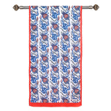 Sirali Lale Breathable Silk Scarf in Vibrant Red Color - TryAladdin