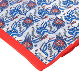 Sirali Lale Breathable Silk Scarf in Vibrant Red Color - TryAladdin