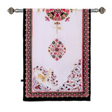 Tugra Breathable Lightweight Scarf in Black and Red Color - TryAladdin