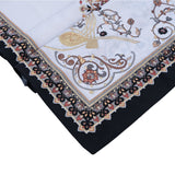 Tugra Breathable Lightweight Scarf in Black Color - TryAladdin