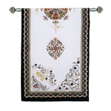 Tugra Breathable Lightweight Scarf in Black Color - TryAladdin