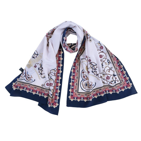 Tugra Breathable Lightweight Scarf in Blue Color - TryAladdin